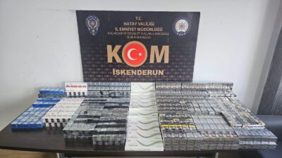 Hatay’da emniyet birimlerinin kaçakçılıkla mücadele