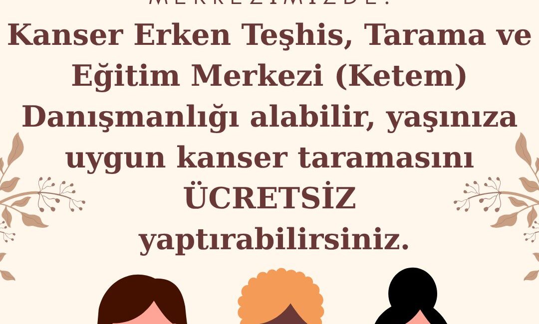 Sağlıklı Hayat Merkezlerinde KETEM