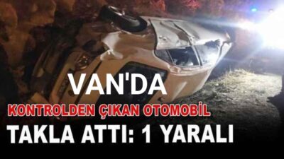 Van’ın Muradiye ilçesinde kontrolden çıkan