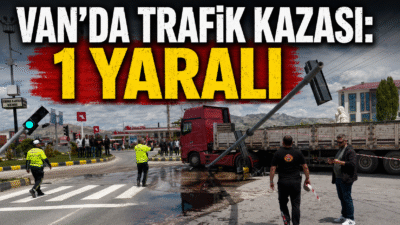Van’da seyir halindeki tırın yol
