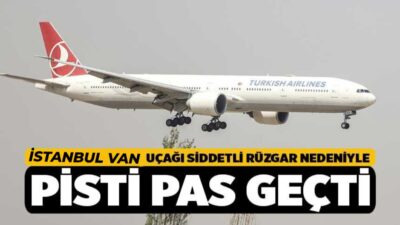 Van’da etkili olan kuvvetli rüzgar,