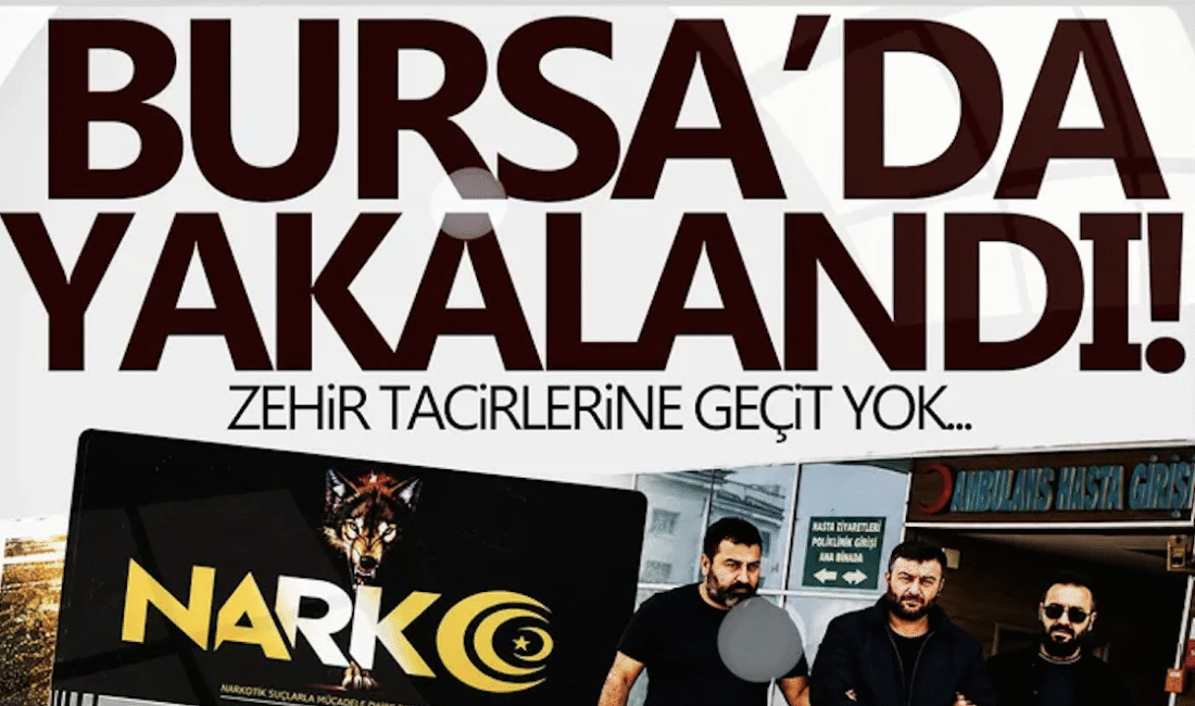 Bursa’nın İnegöl ilçesinde narkotik