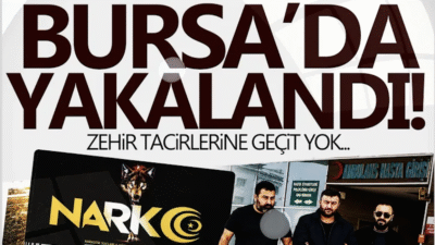 Bursa’nın İnegöl ilçesinde narkotik ekiplerinin