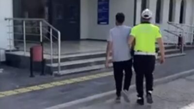 Arsuz’da motosikletli bir şahsın trafiği