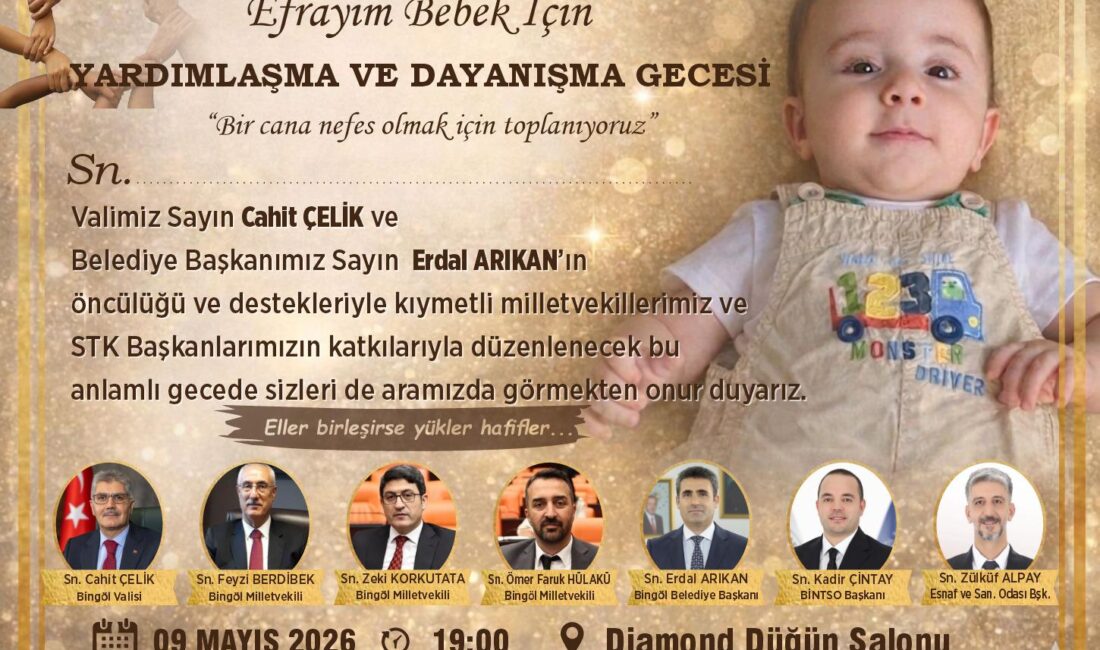 Bingöl’de SMA hastası Efrayim