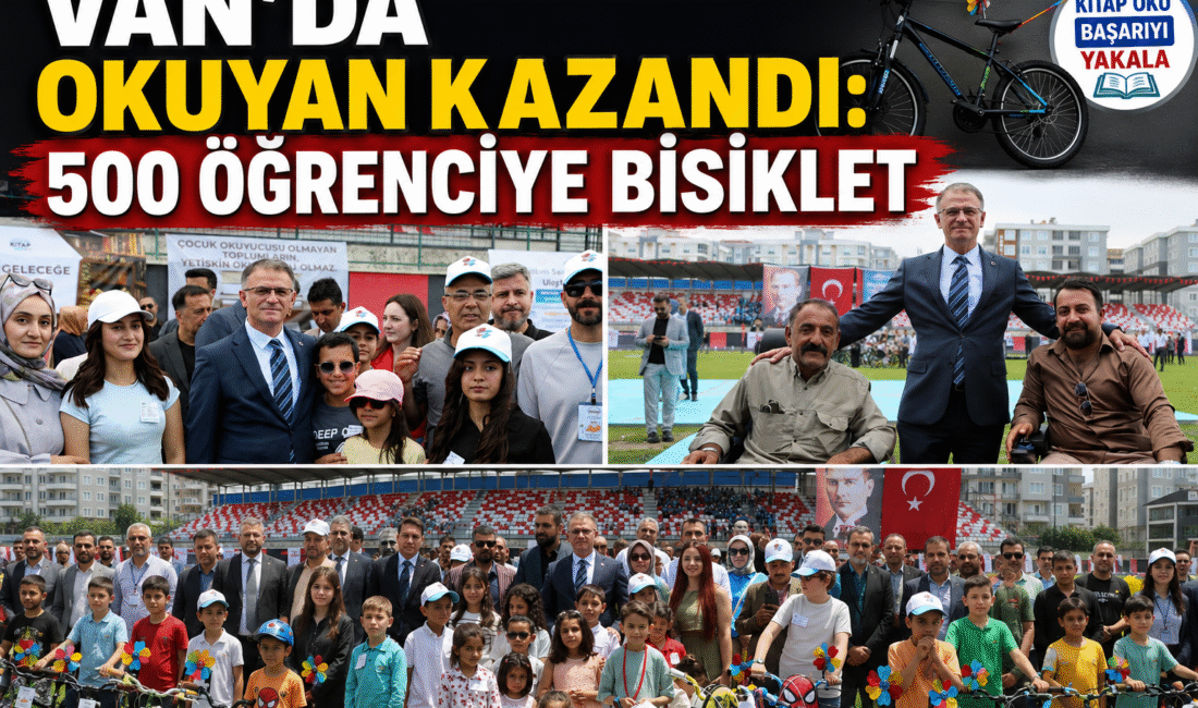 Van’da Okuyan Kazandı: 500 Öğrenciye Bisiklet Ana Sayfa › Genel ›
