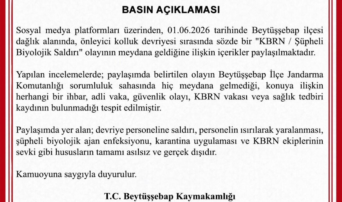 ŞIRNAK / TEKHA Şırnak’ın