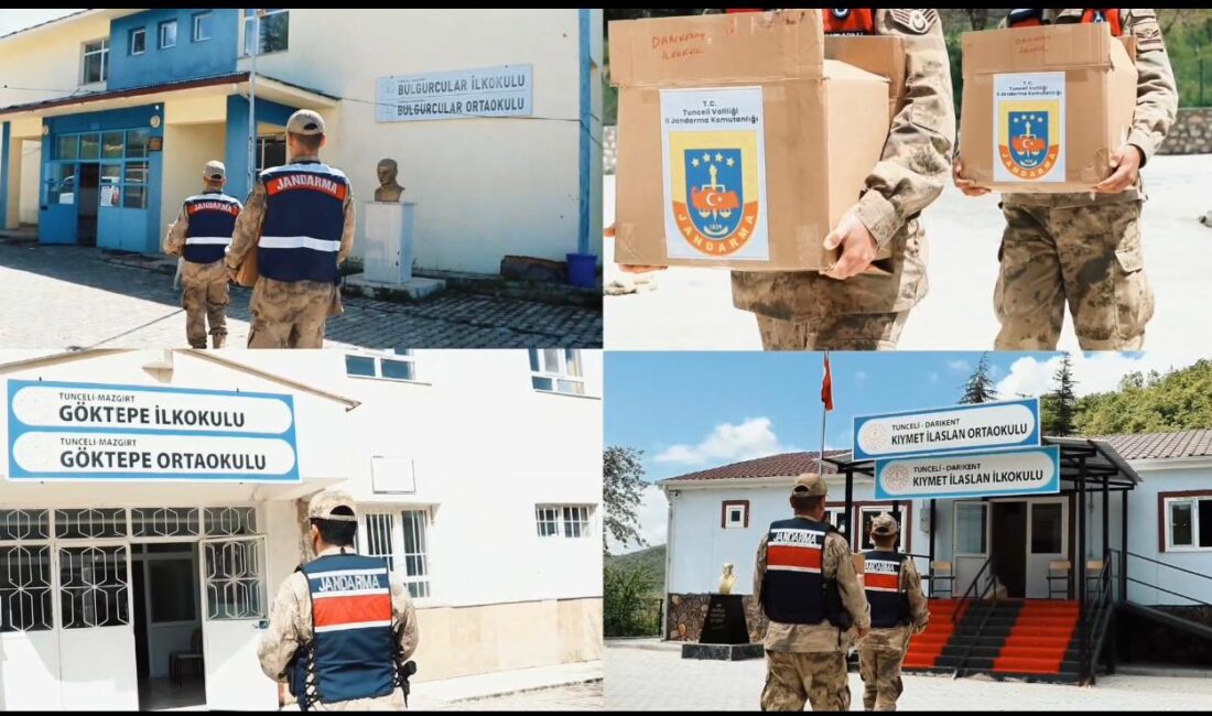 Tunceli’de Jandarmadan Anlamlı Destek: Munzur’dan Sayfalara Yolculuk Projesi İle Köy Okullarına Kitap Seferberliği Tunceli İl Jandarma Komutanlığı