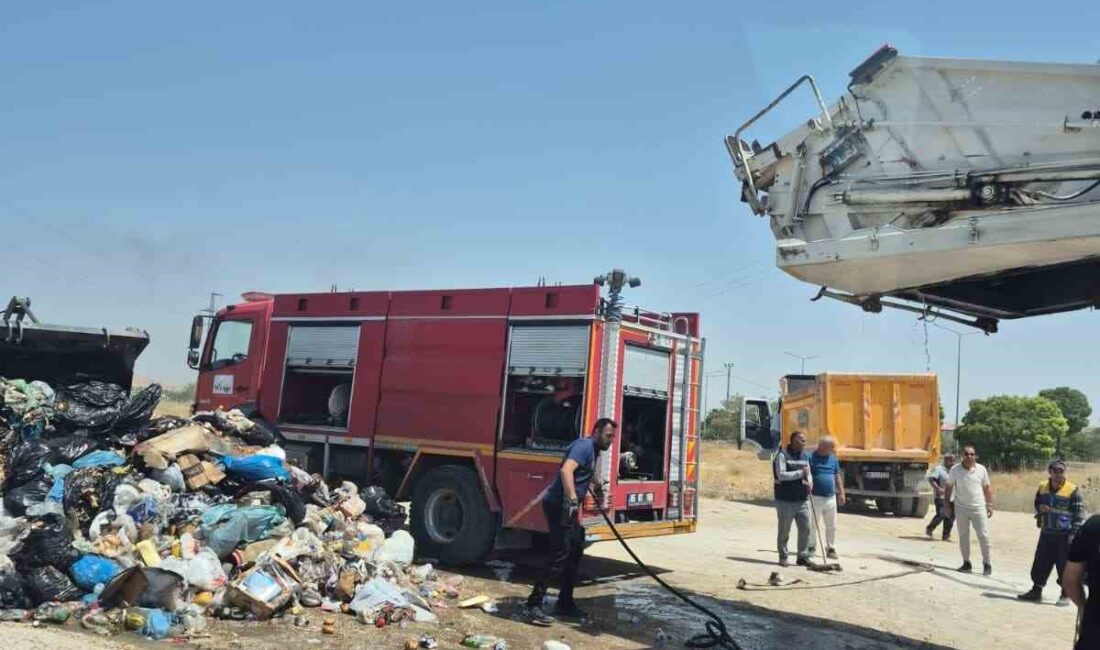 Van’da seyir halindeki çöp kamyonunda yangın Van’ın Tuşba ilçesine seyir