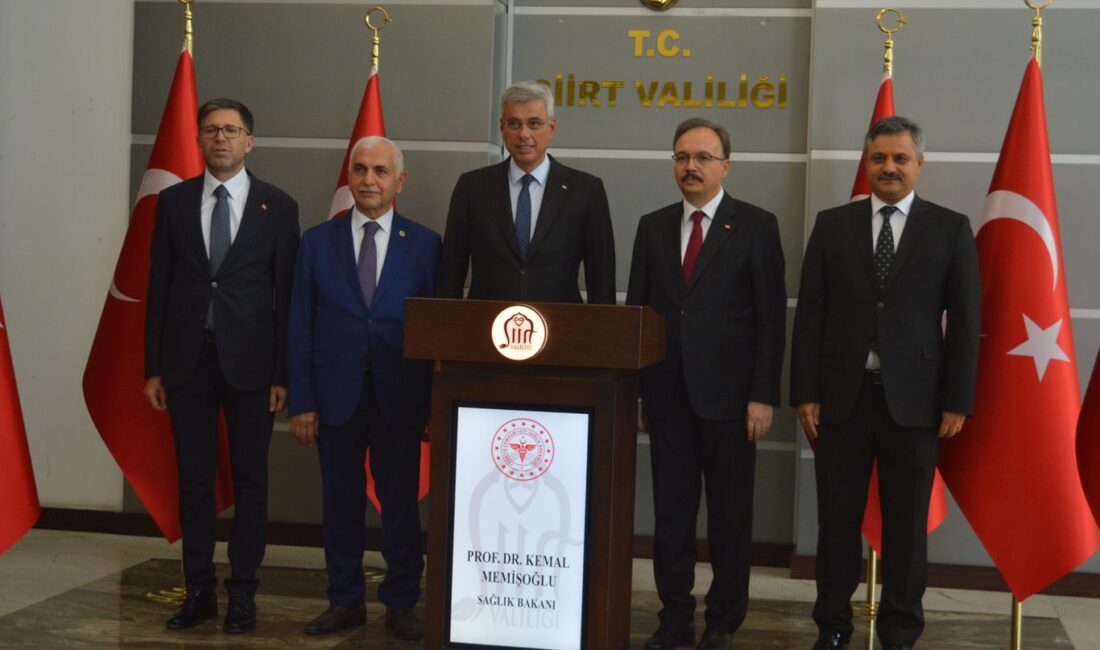 Sağlık Bakanı Memişoğlu Siirt’te Yeni Sağlık Yatırımlarını Müjdeledi SİİRT / TEKHA Sağlık