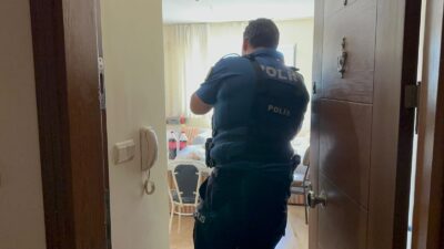 Bursa’nın İznik ilçesinde bir daireden