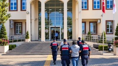 Çanakkale’nin Biga ilçesinde, kendilerini polis