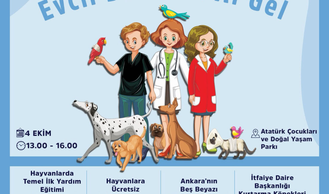 Başkentte 4 Ekim Dünya Hayvanları Koruma Günü’ne Özel Buluşma Ankara Büyükşehir Belediyesi, 4
