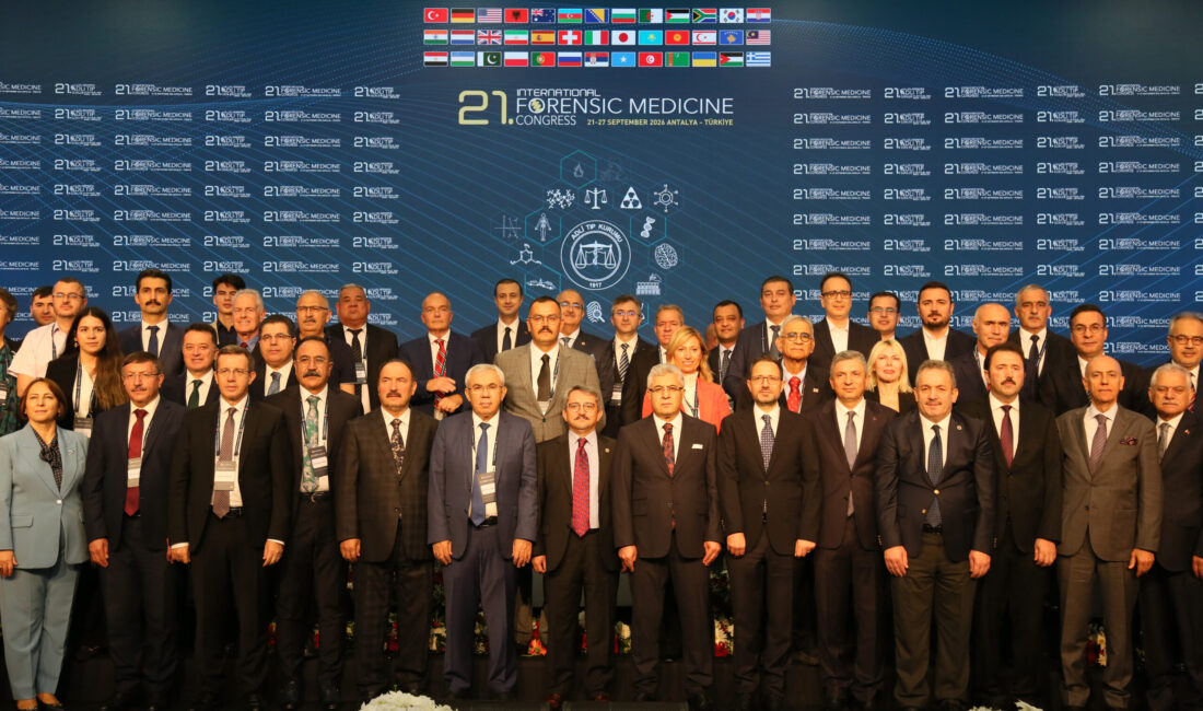 Antalya’da Uluslararası Adli Tıp Zirvesi: Yılda Bir Milyon Dosyaya Bilimsel İnceleme Adalet Teşkilatını Geliştirme Vakfı