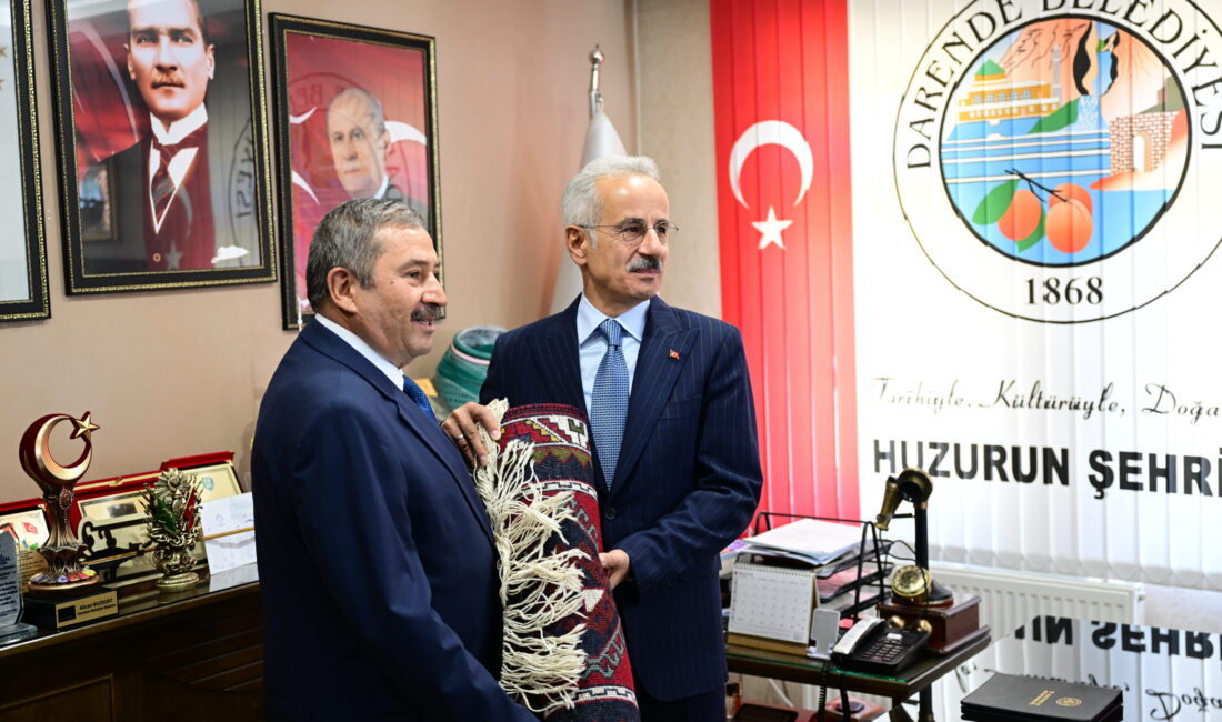 Bakan Uraloğlu Temaslarda Bulunmak Üzere Malatya’ya Geldi Ulaştırma ve Altyapı Bakanı