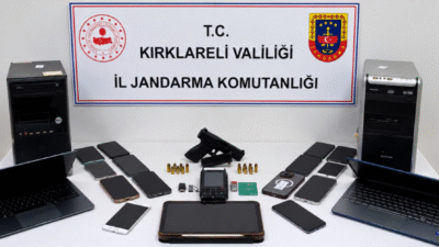 Kırklareli merkezli 7 ilde jandarma