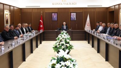 Konya Valisi İbrahim Akın başkanlığında,