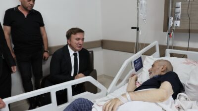 Erzincan Valisi Hamza Aydoğdu, beraberindeki