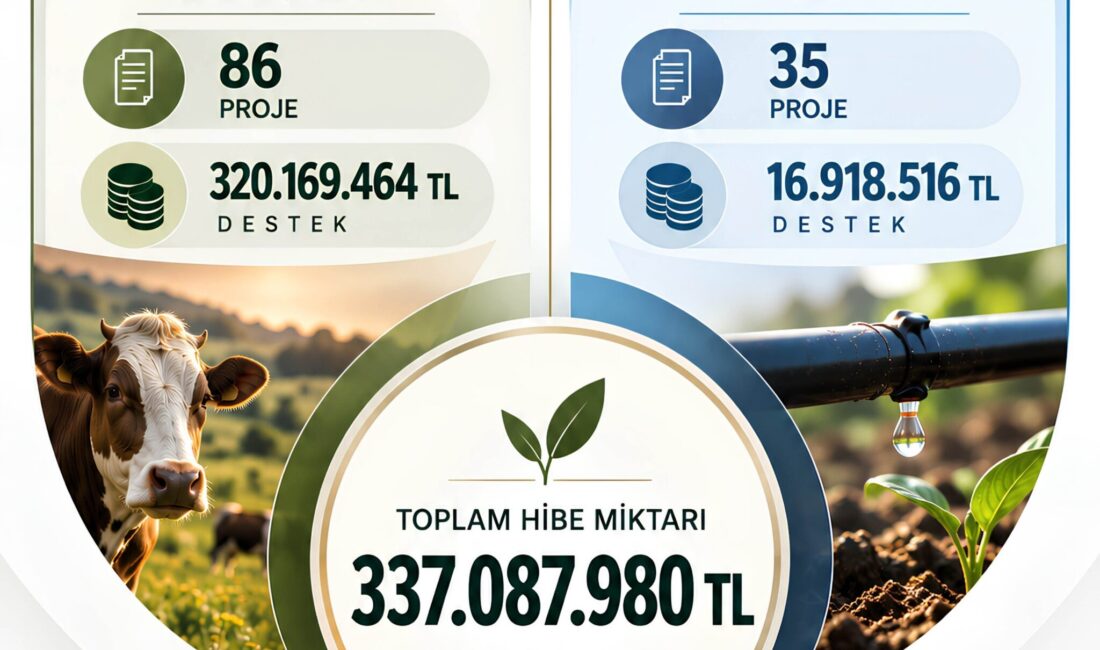 Sivas Tarımına 337 Milyon Liralık Dev Hibe Kaynağı Geniş ekim sahaları ve