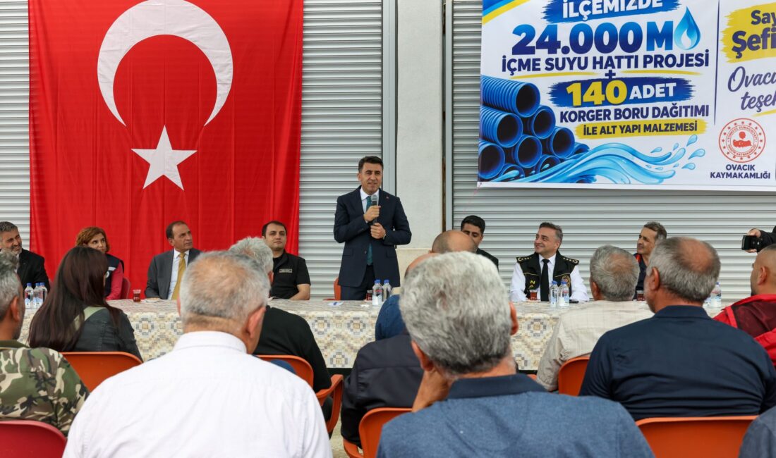 Ovacık Köylerinin Altyapısına Boru Desteği Sağlandı Tunceli’nin Ovacık ilçesine bağlı