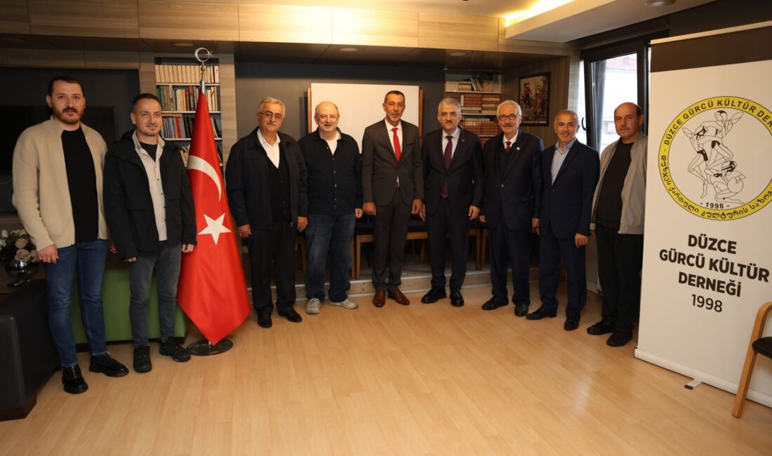 Vali Makas Gürcü Kültür Derneği Yönetimiyle Buluştu DÜZCE / TEKHA Düzce