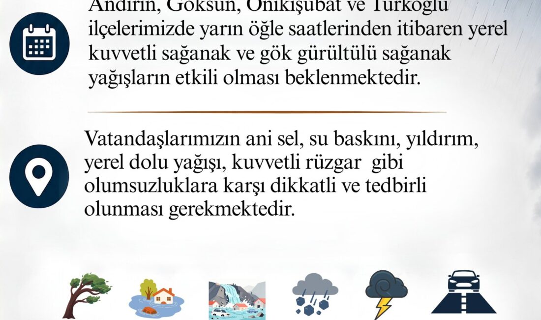 Kahramanmaraş Valiliği, il genelinde