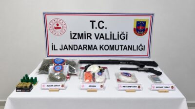 İzmir’in Bayındır ilçesinde güvenlik güçlerinin