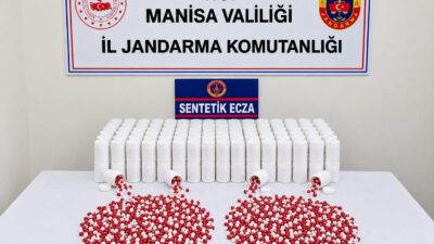 Manisa’da jandarma ekiplerinin araziye gizlenen