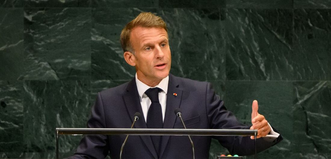 Fransa Cumhurbaşkanı Macron’dan BM Kürsüsünde Gazze Çıkışı Fransa Cumhurbaşkanı Emmanuel Macron,