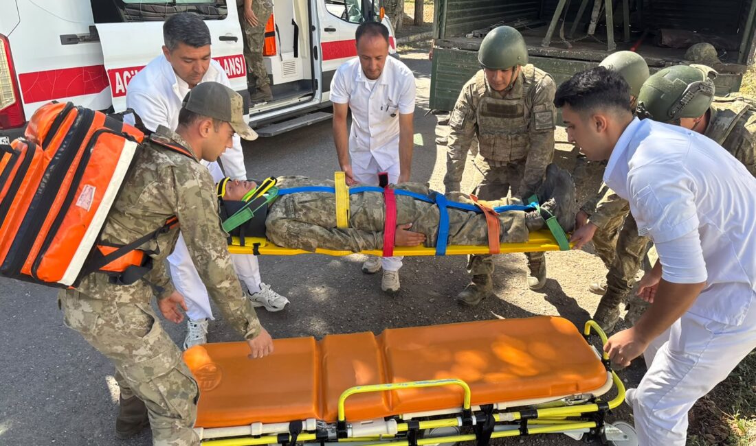 Erzincan’da 3’üncü Ordu Birliklerinden Deprem Tatbikatı Milli Savunma Bakanlığı (MSB),