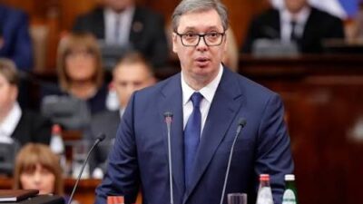 Sırbistan Cumhurbaşkanı Aleksandar Vucic, katıldığı