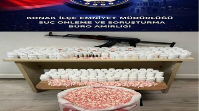 İzmir’de düzenlenen operasyonda 59 bin