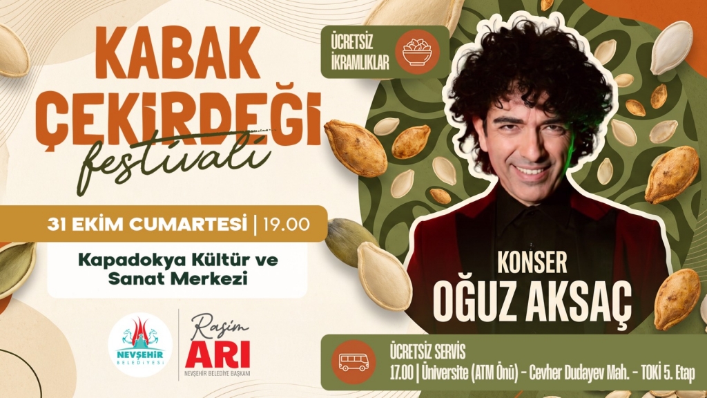 Nevşehir Kabak Çekirdeği Festivali İçin Geri Sayım Başladı