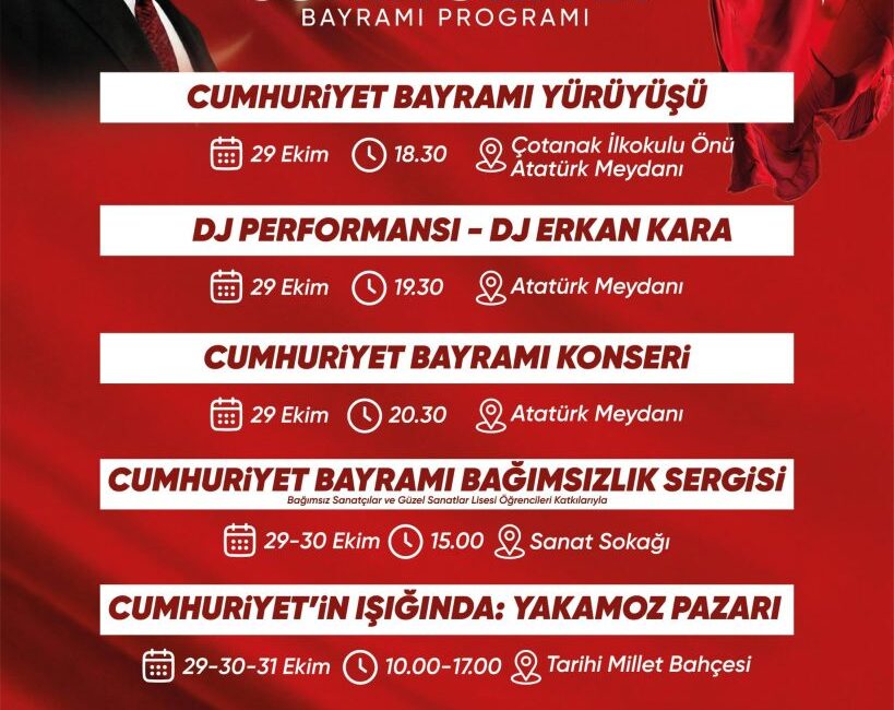 Giresun’da Cumhuriyet Bayramı Coşkusu: Yürüyüş ve Konser Programı Belli Oldu Giresun Belediyesi, 29 Ekim