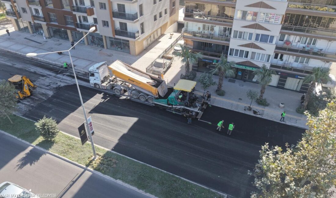 İzmir’de Bayraklı Ve Bornova Arasındaki Ana Arter Yenileniyor İzmir Büyükşehir Belediyesi, ulaşım