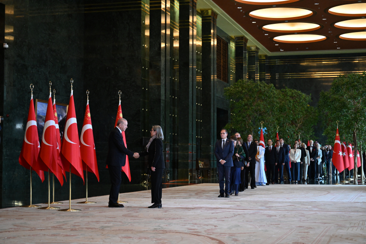 Cumhurbaşkanı Erdoğan 29 Ekim Cumhuriyet Bayramı Tebriklerini Cumhurbaşkanlığı Külliyesi’nde Kabul Etti 29 Ekim Cumhuriyet Bayramı