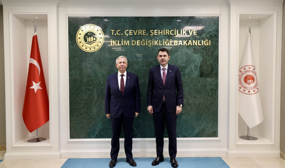 Bakan Murat Kurum, Ankara Büyükşehir Belediye Başkanı Mansur Yavaş’ı Kabul Etti Çevre, Şehircilik ve İklim