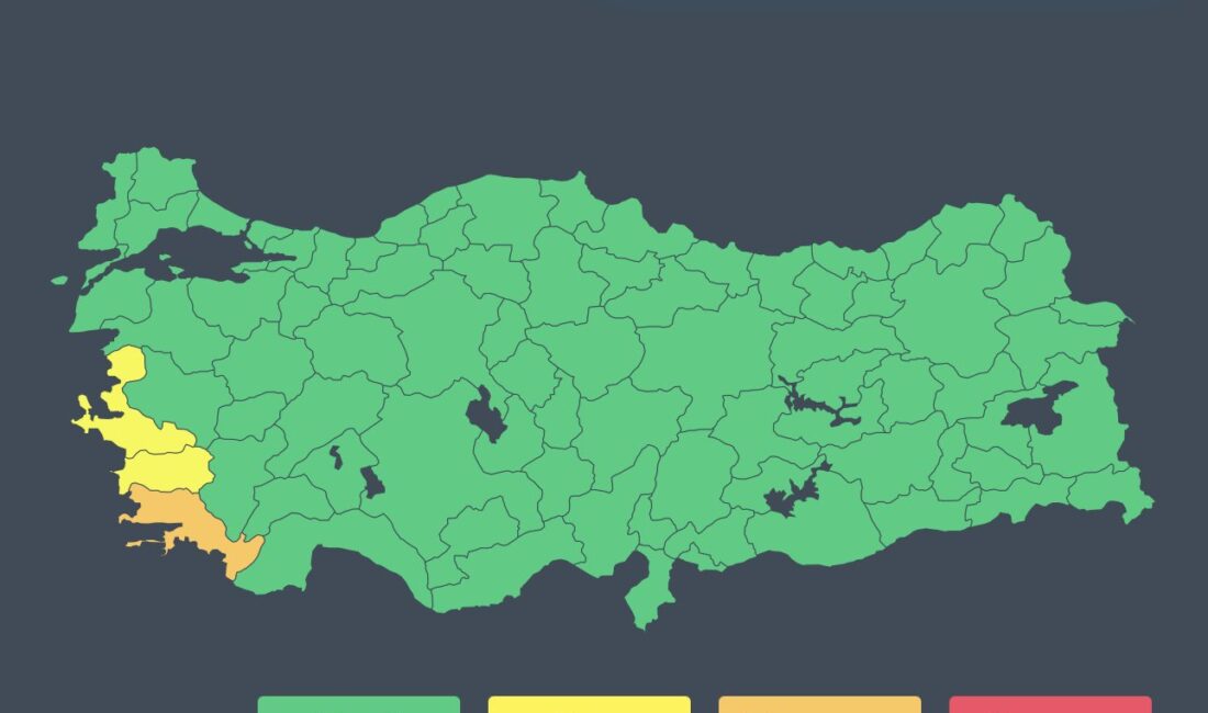 Bakanlıktan Üç İle Kritik Uyarı: Şiddetli Yağış ve Fırtına Alarmı Çevre, Şehircilik ve İklim