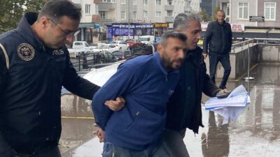 Tekirdağ’ın Çerkezköy ilçesinde Türk bayrağını