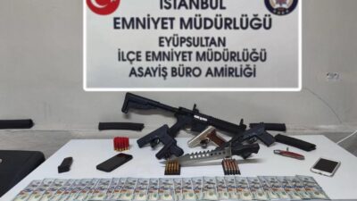 İstanbul’da silah ticareti yaptıkları tespit