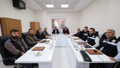 Tokat Valisi Abdullah Köklü başkanlığında,
