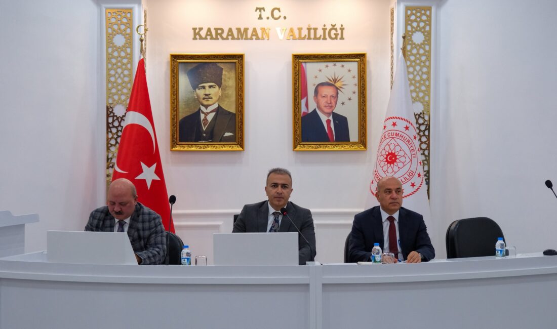 Karaman’da İl İdare Şube Başkanları Toplantısı Düzenlendi KARAMAN / TEKHA Karaman’da