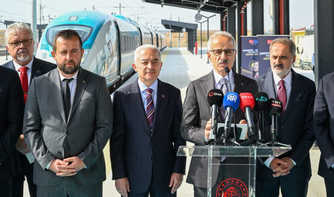 Çerkezköy-Kapıkule Demiryolu Kesimi Hizmete Açılıyor