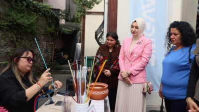 Giresun’da kadın üreticilerin el emeği
