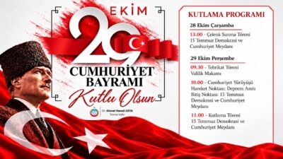 Yalova Valiliği, Cumhuriyetin kuruluşunun 103.