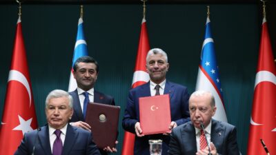 Cumhurbaşkanı Erdoğan ve Özbekistan Cumhurbaşkanı
