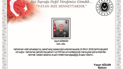 Milli Savunma Bakanlığı, meydana gelen