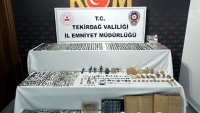 Tekirdağ’da emniyet güçleri tarafından düzenlenen