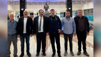Malatya’da esnaf ziyareti gerçekleştirdiği sırada