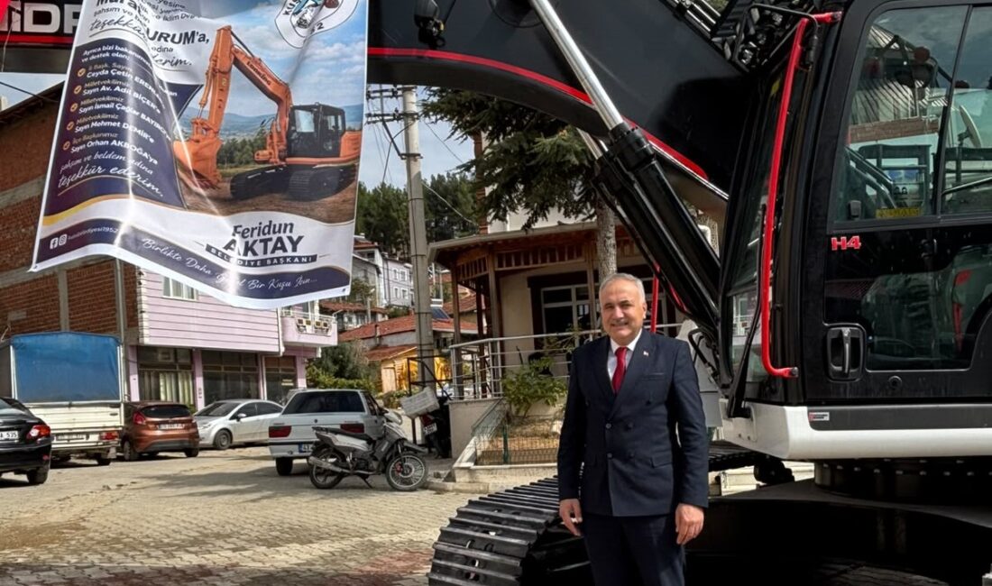 Simav Kuşu Belediyesi’nde Ekskavatör Sevinci Kütahya’nın Simav İlçesine bağlı